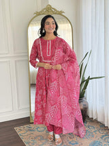 Embroidared Rayon Kurta Set