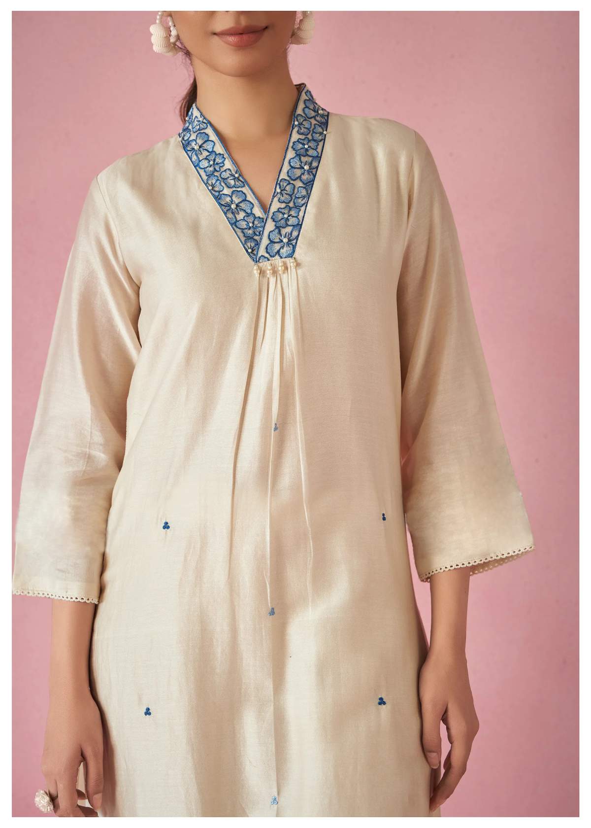 Embroidared Viscose Reyon Kurta Set