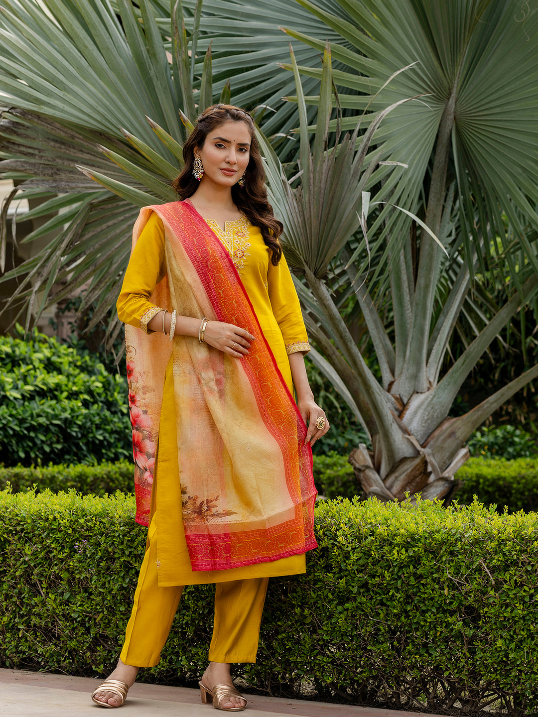 Embroidery Rayon Kurta Set