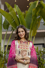 Embroidared Viscose Simmer Kurta Set
