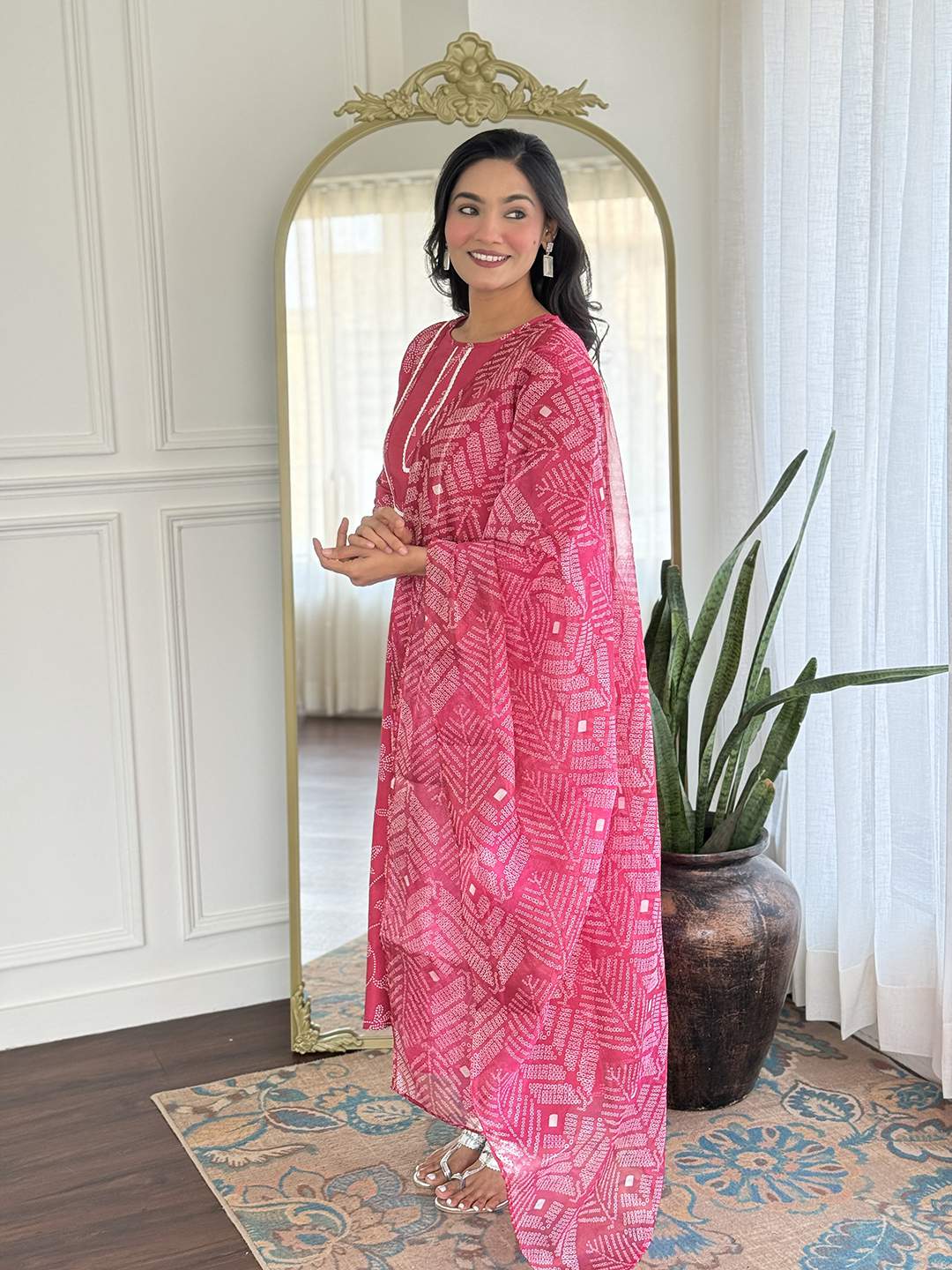 Embroidared Rayon Kurta Set