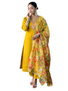 Embroidery Chanderi Kurta Set