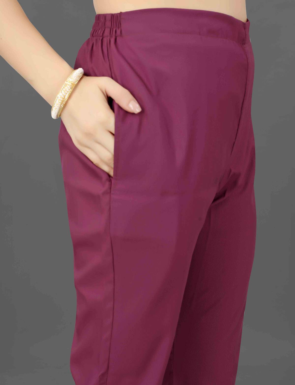Embroidery & Mirror Work Cottan Blend Kurta Set