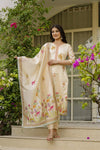Embroidared Beads Viscose Assam Silk Kurta Set