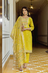 Embroidery Viscose Shimar Kurta Set