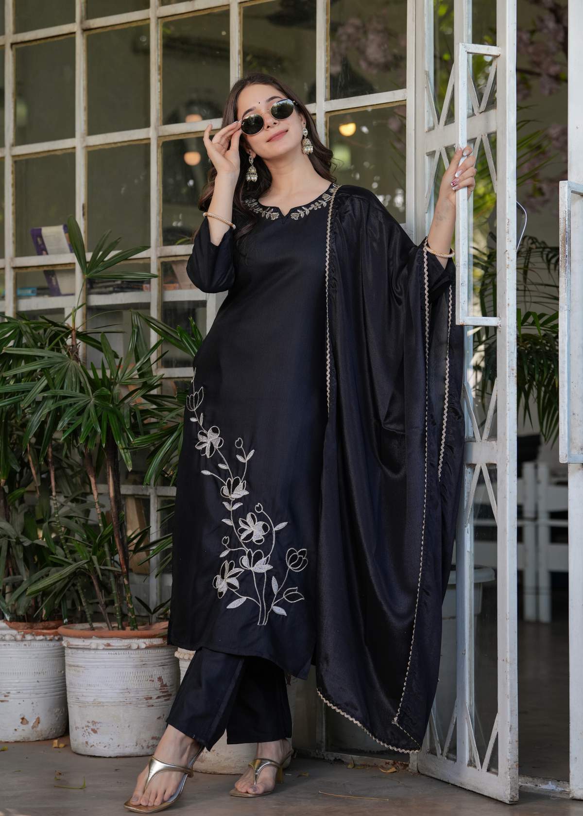 Embroidary Viscose Rayon Kurta Set