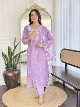 Embroidery Rayon Kurta Set