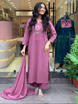 Embroidared Cottan Kurta Set