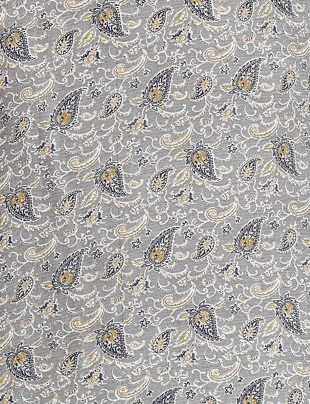 Grey Digital Print With Hand Work Cotton Blend Kurta Set