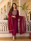 Embroidery Rayon Kurta Set