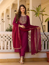 Embroidery Rayon Kurta Set