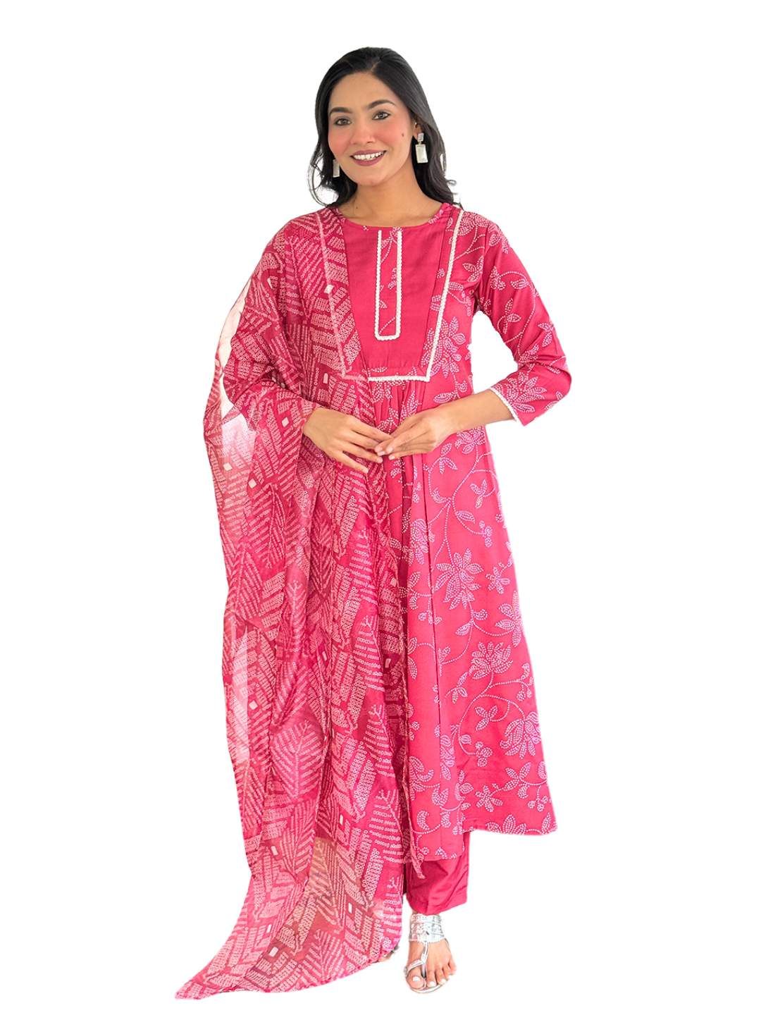Embroidared Rayon Kurta Set