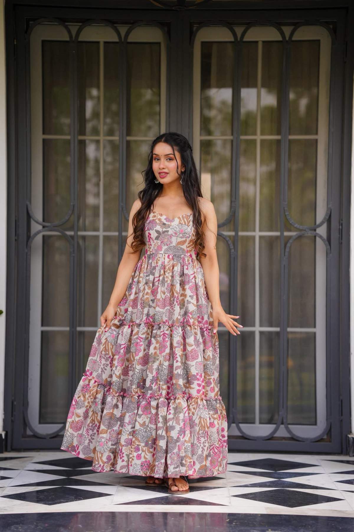 Printed Poly Rayon Kurti