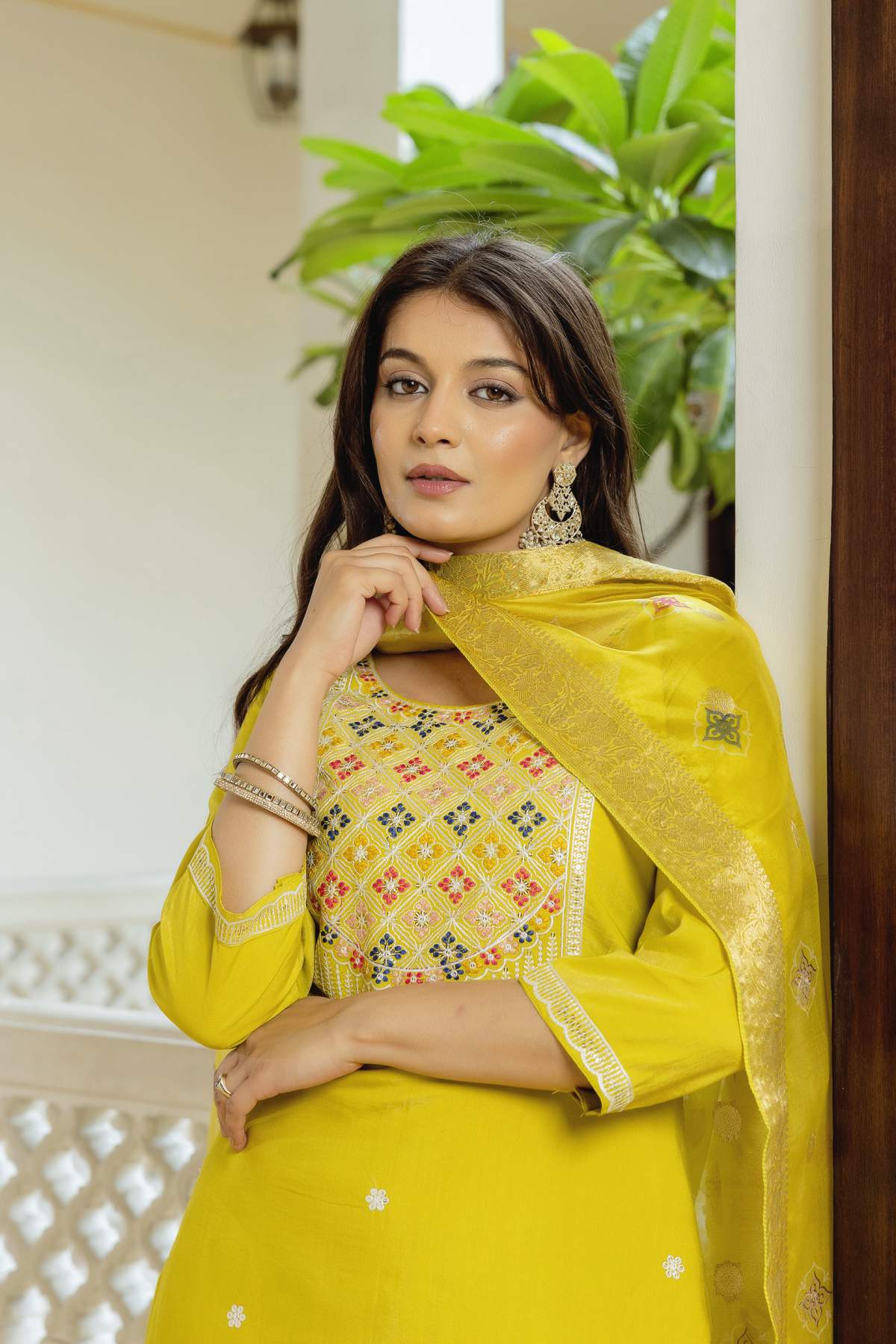 Embroidery Viscose Shimar Kurta Set