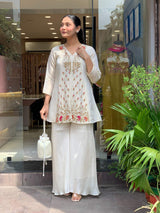 Embroidared Silk (top Lebgth-31) Kurta Set