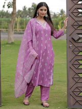 Embroidared Rayon Kurta Set