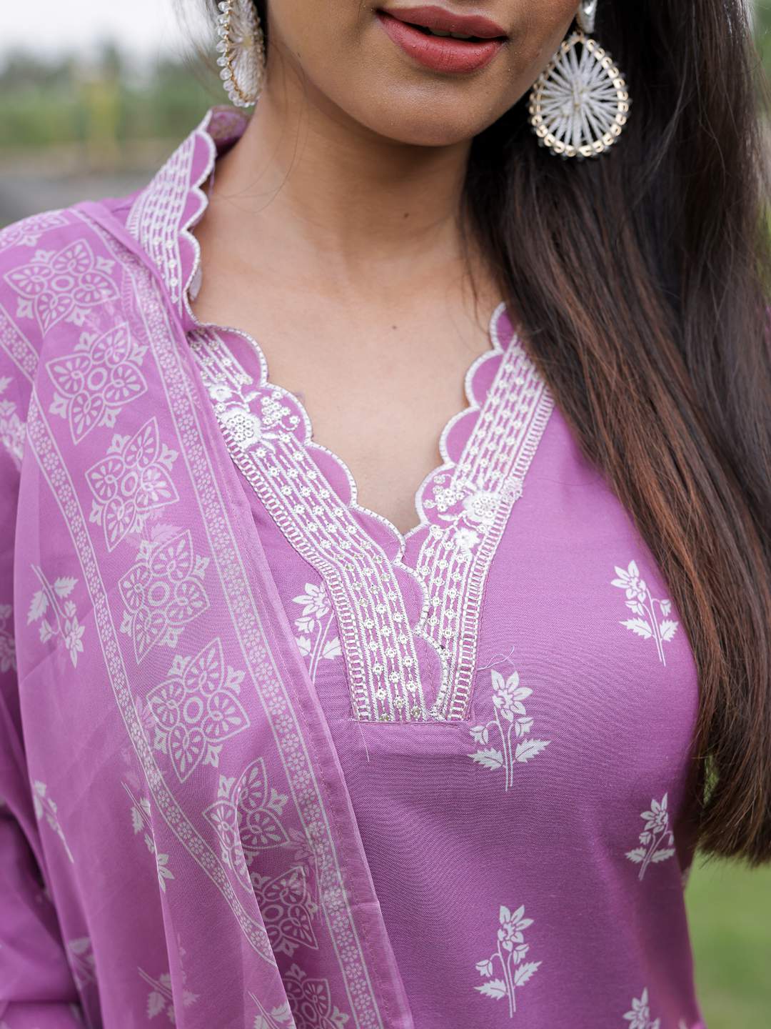 Embroidared Rayon Kurta Set