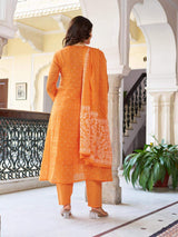 Embroidared Cottan Printed Kurta Set