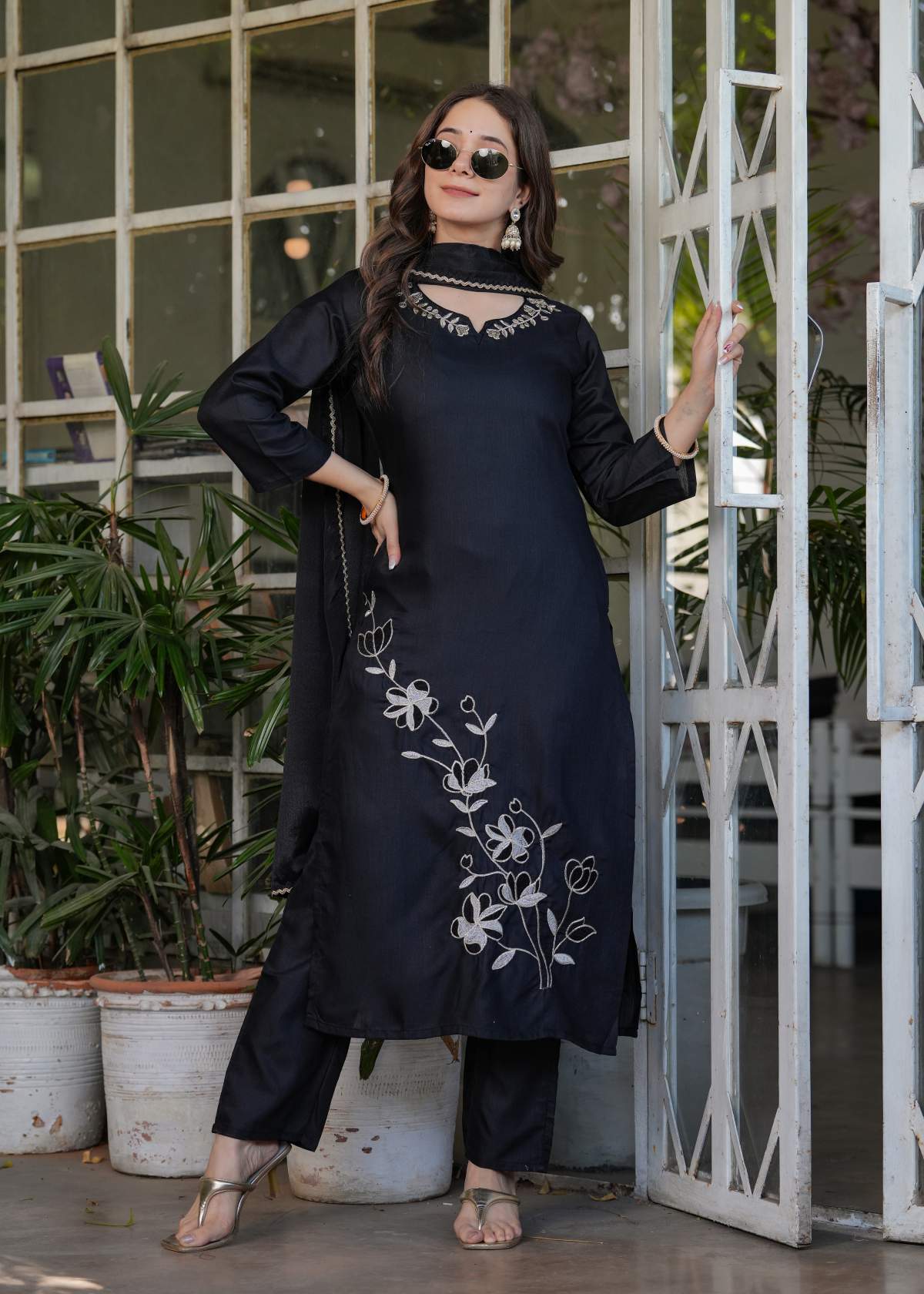 Embroidary Viscose Rayon Kurta Set