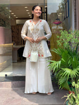 Embroidared Silk (top Lebgth-31) Kurta Set