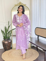 Embroidery Rayon Kurta Set