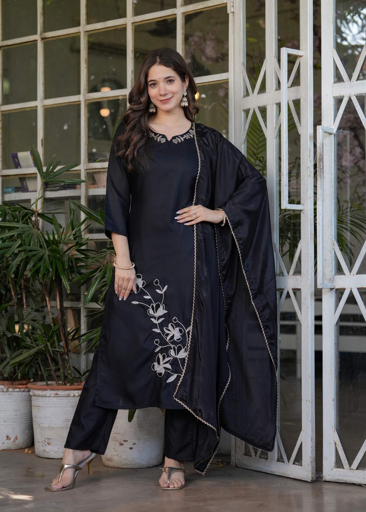 Embroidary Viscose Rayon Kurta Set