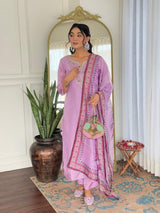 Embroidery Rayon Kurta Set
