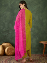 Embroidared Rayon Kurta Set
