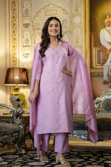 Embroidared Viscose Rayon Kurta Set