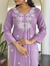 Embroidery Rayon Kurta Set