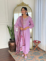 Embroidery Rayon Kurta Set