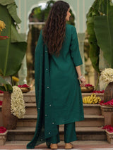 Embroidared Viscose Rayon Kurta Set