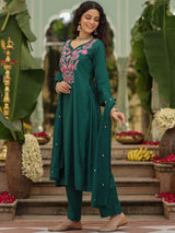 Embroidared Viscose Rayon Kurta Set