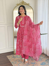 Embroidared Rayon Kurta Set