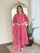 Embroidared Rayon Kurta Set