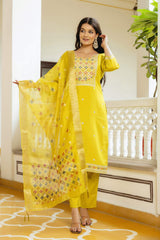Embroidery Viscose Shimar Kurta Set