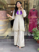 Coding Sequence Embroidered Kurti
