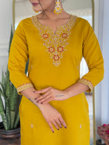 Embroidery Rayon Kurta Set