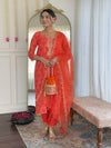 Embroidery French Crepe Kurta Set