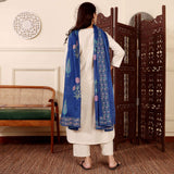 Embroidared Chanderi Silk Kurta Set