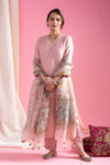 Embroidery Viscose Chanderi Kurta Set