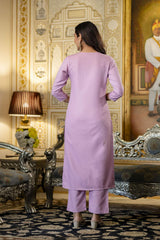 Embroidared Viscose Rayon Kurta Set