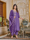 Embroidery Chanderi Kurta Set