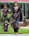 White Embroidery Georgette Kurta Set