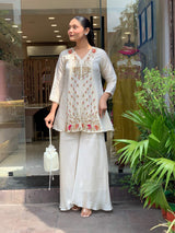 Embroidared Silk (top Lebgth-31) Kurta Set