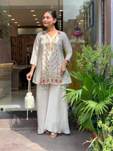 Embroidared Silk (top Lebgth-31) Kurta Set