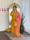 Embroidery Chanderi Silk Kurta Set