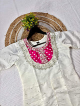 Coding Sequence Embroidered Kurti