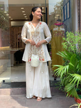 Embroidared Silk (top Lebgth-31) Kurta Set