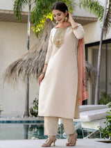 Embroidared Rayon Kurta Set